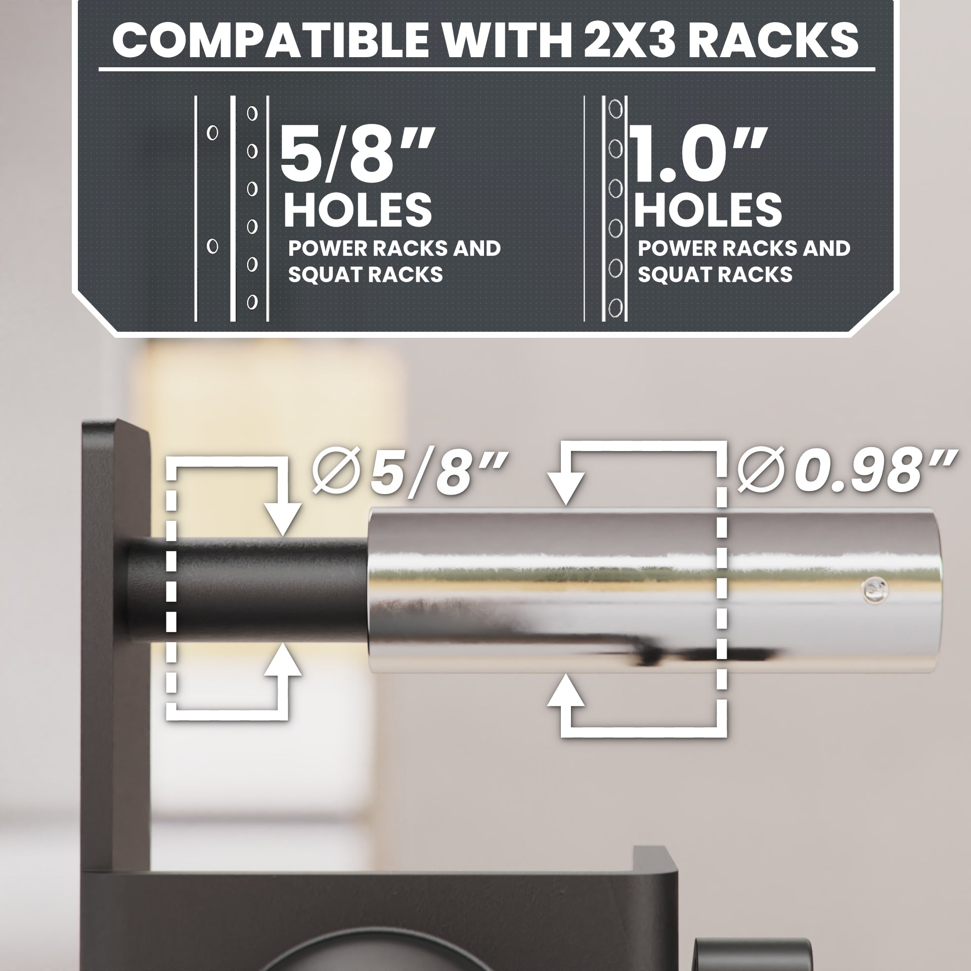 Synergee Weight Plate Storage Attachment