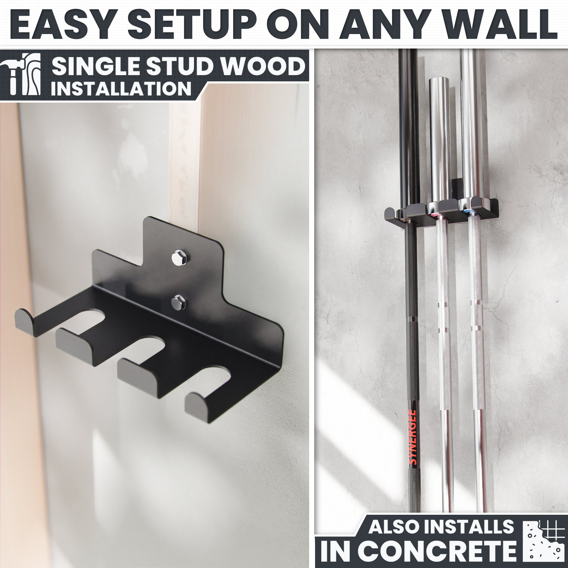 Synergee Barbell and Accessory Hanger