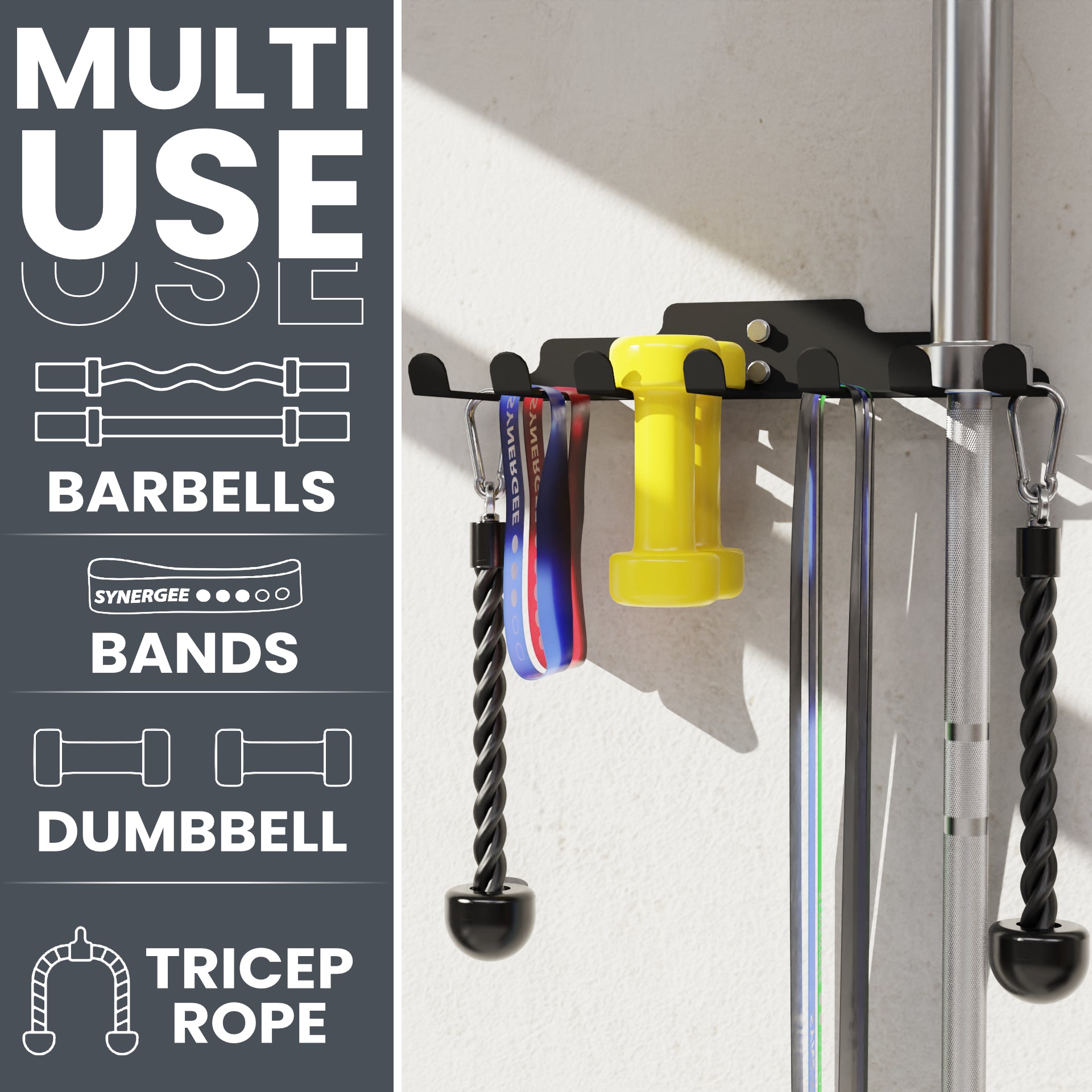 Synergee Barbell and Accessory Hanger