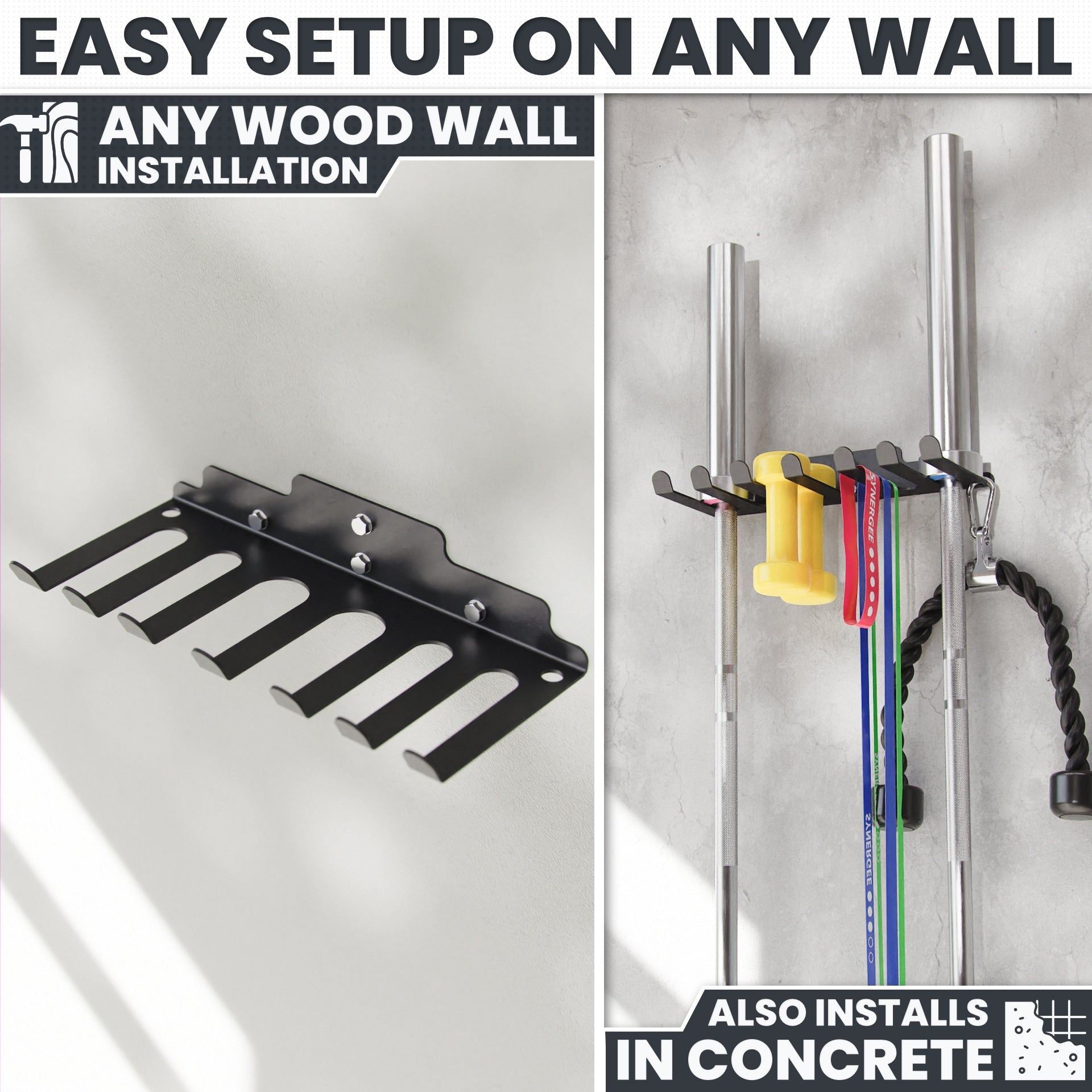 Synergee Barbell and Accessory Hanger