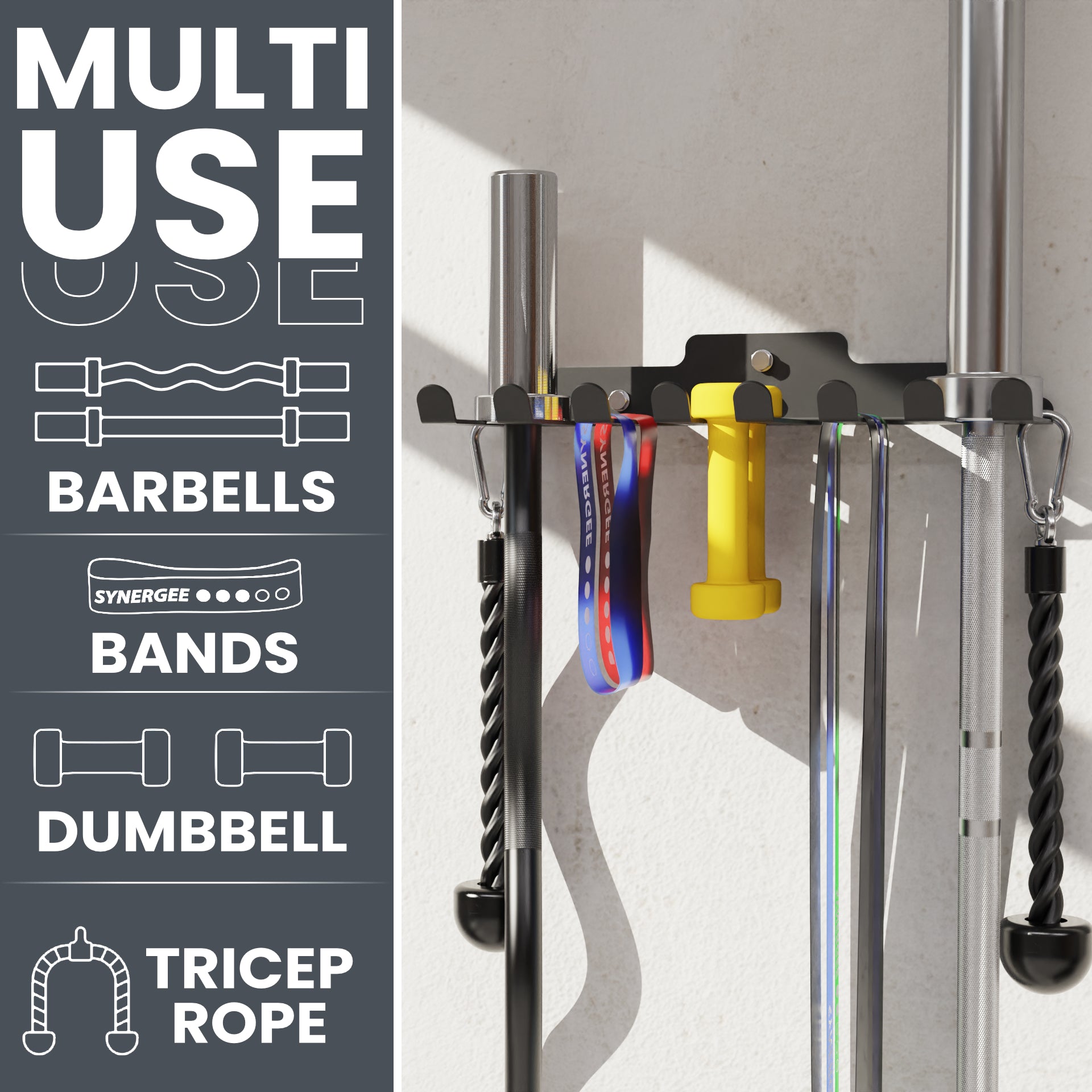 Synergee Barbell and Accessory Hanger