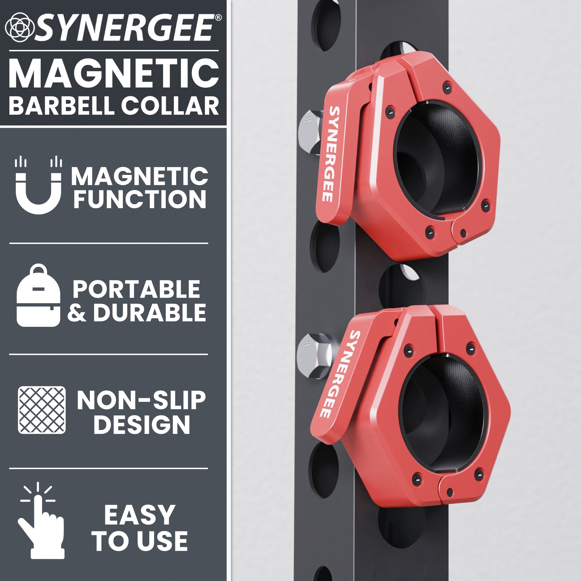 Synergee Magnetic Barbell Collars