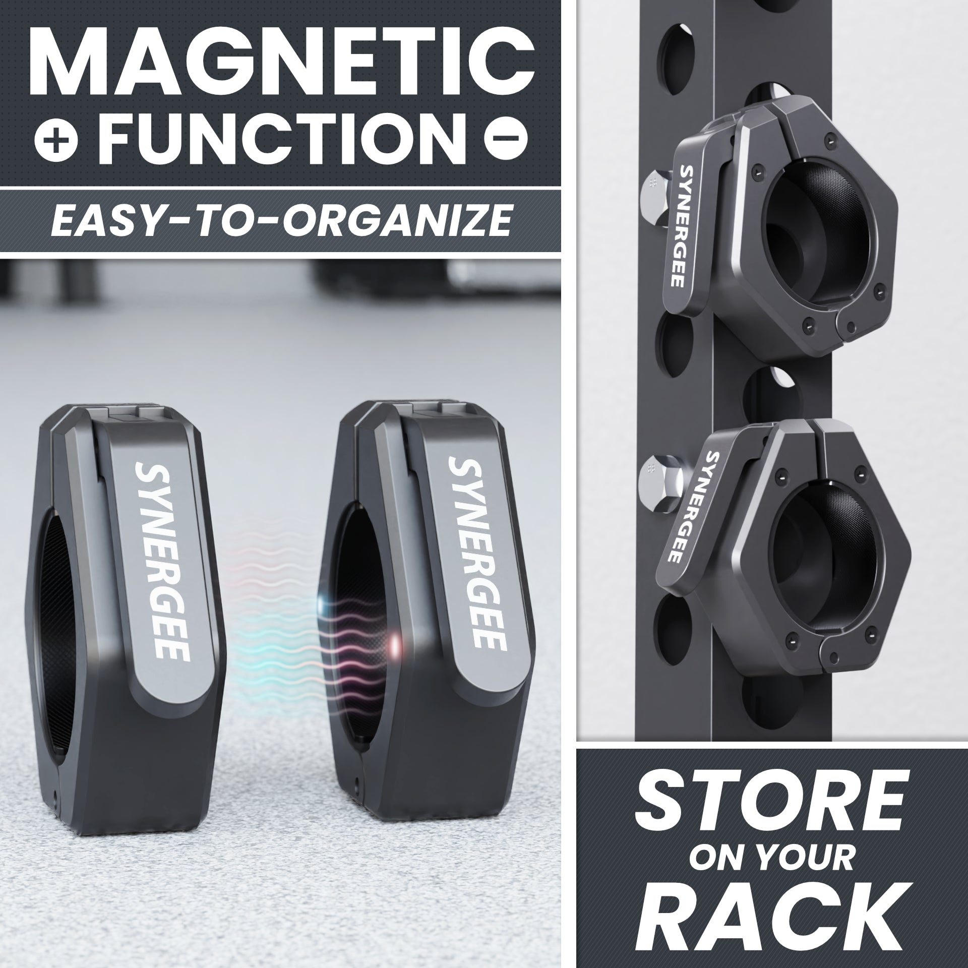 Synergee Magnetic Barbell Collars