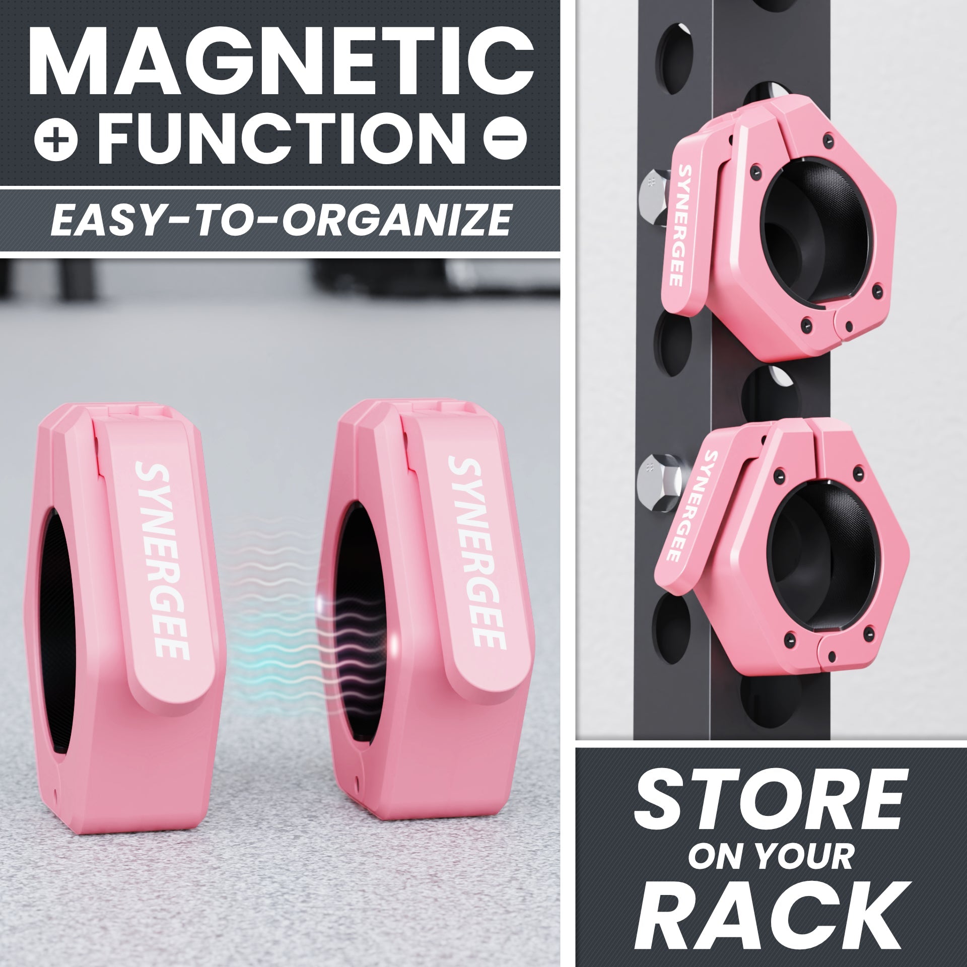 Synergee Magnetic Barbell Collars