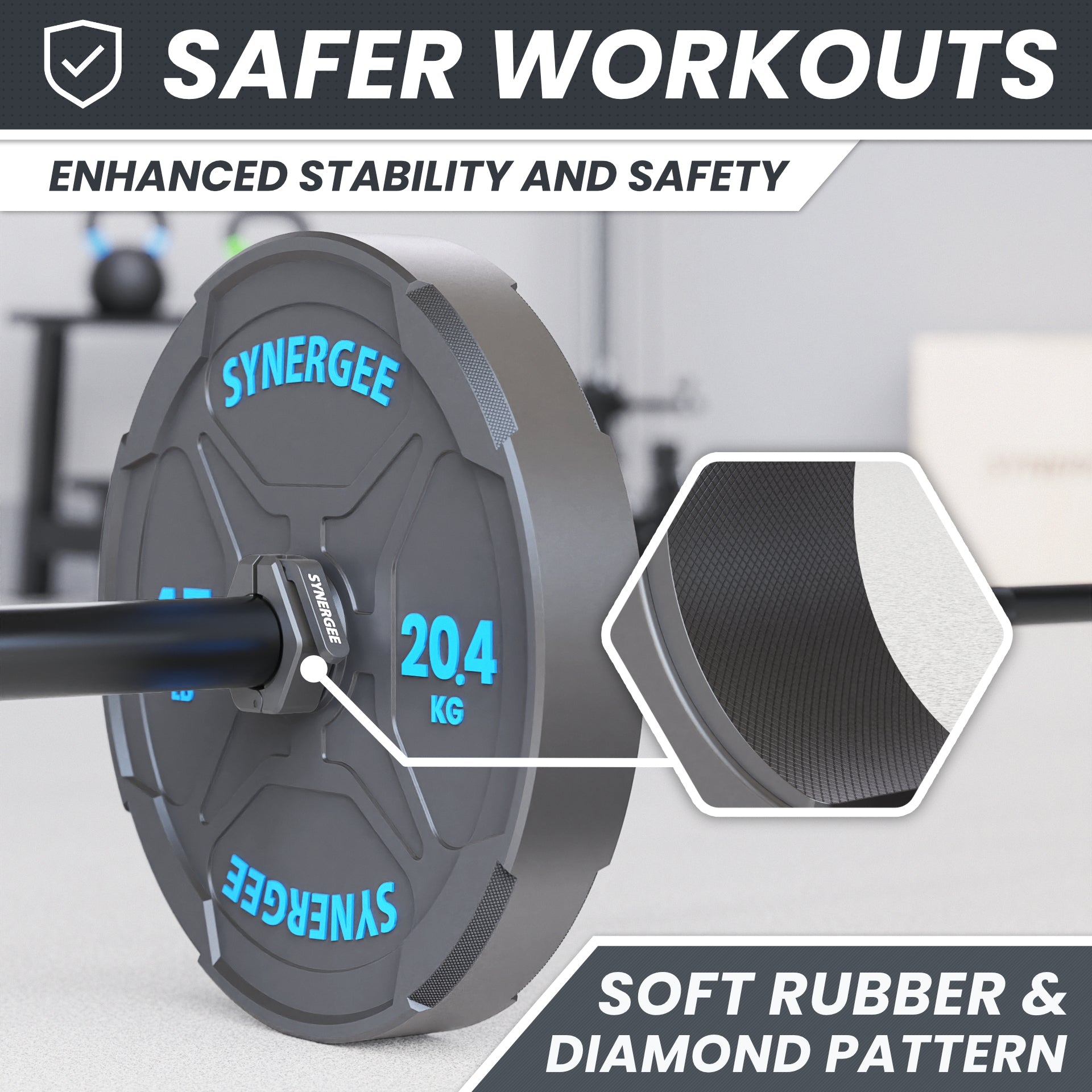 Synergee Magnetic Barbell Collars