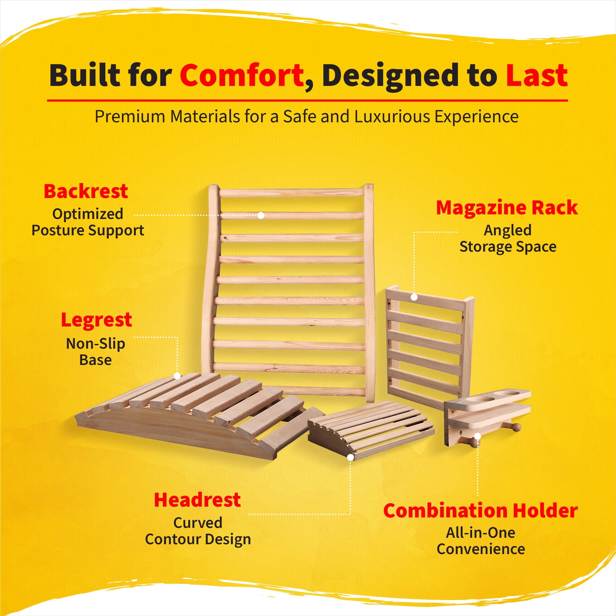 Deluxe Sauna Accessory Kit
