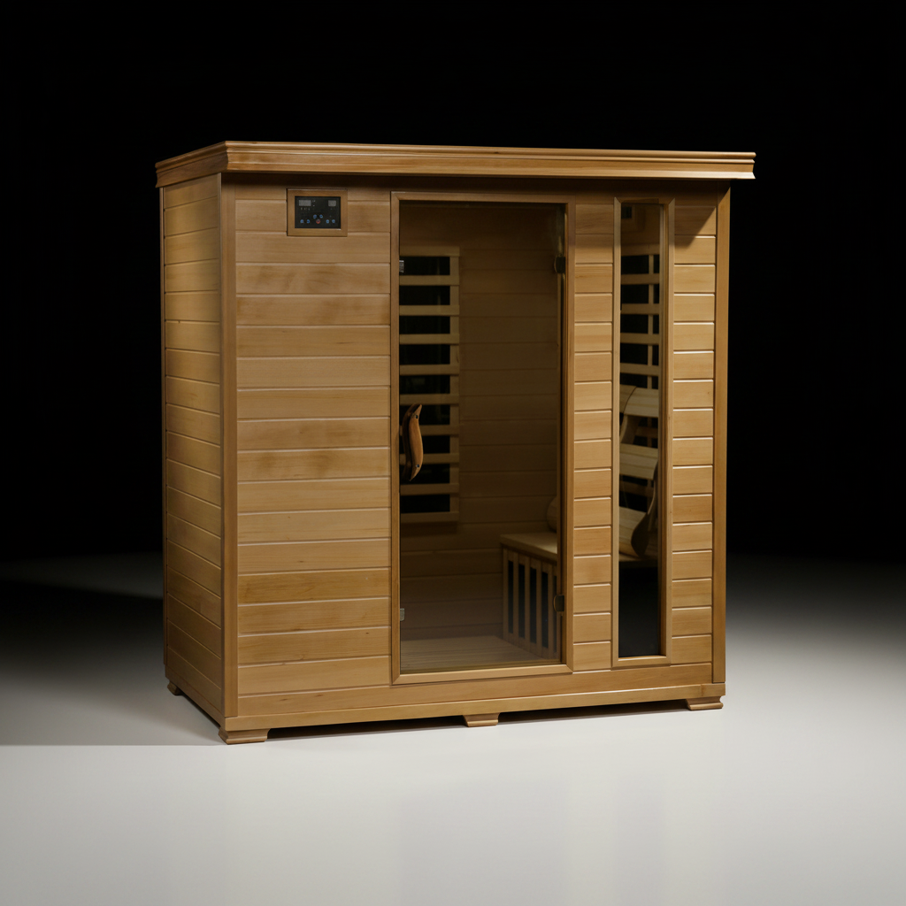The Highland - 4-Person Hemlock Infrared Sauna - HeatWave Premium Sauna