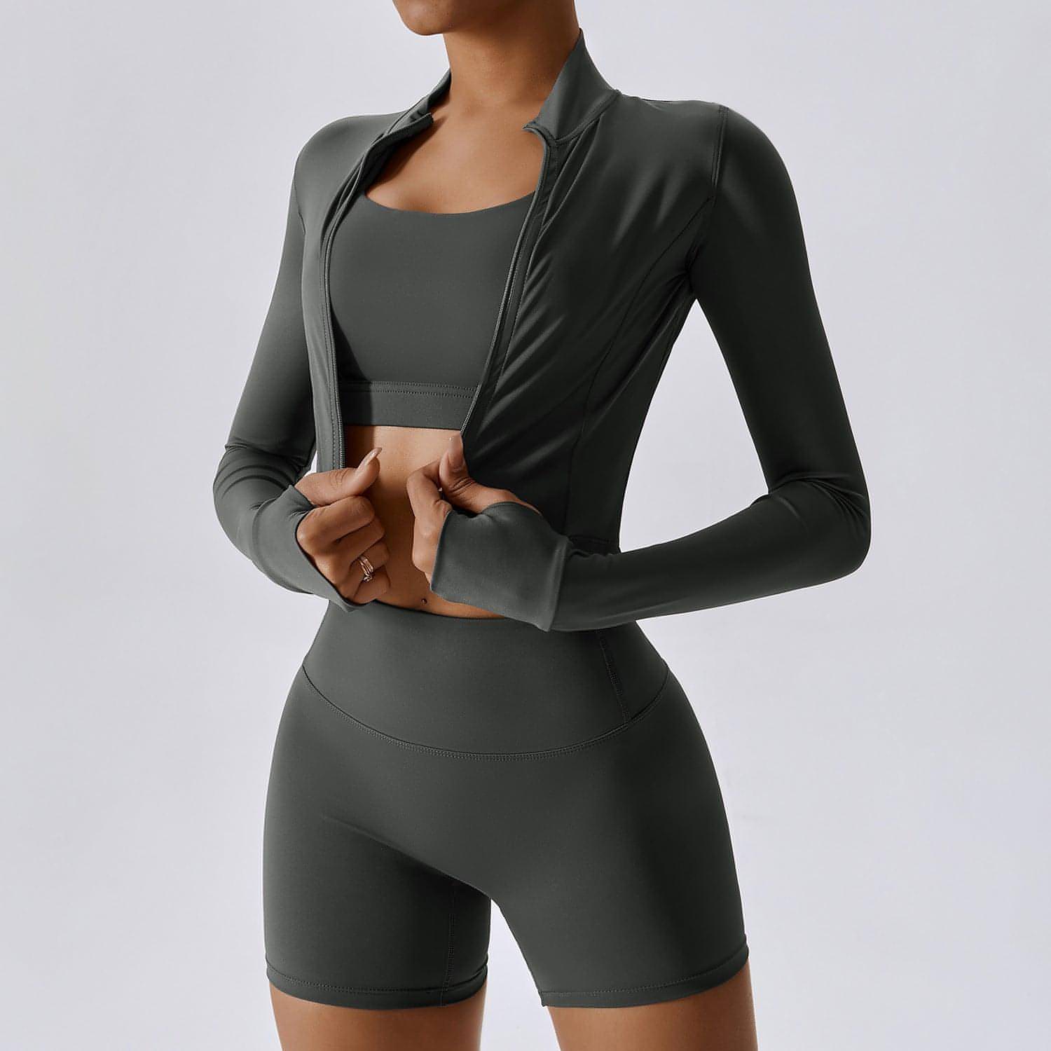 Women's Skinny Yoga Leggings — Lightweight Nude-Feel Fabric