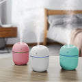 Mini USB Ultrasonic Humidifier & Aroma Diffuser — LED Night Light, 3 Colors