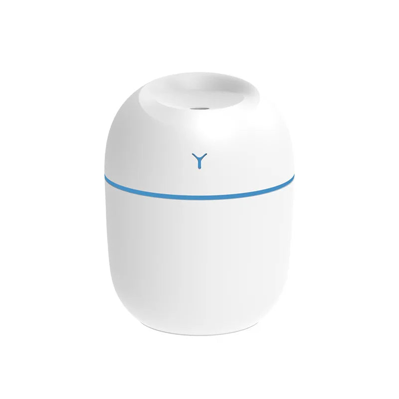 Mini USB Ultrasonic Humidifier & Aroma Diffuser — LED Night Light, 3 Colors