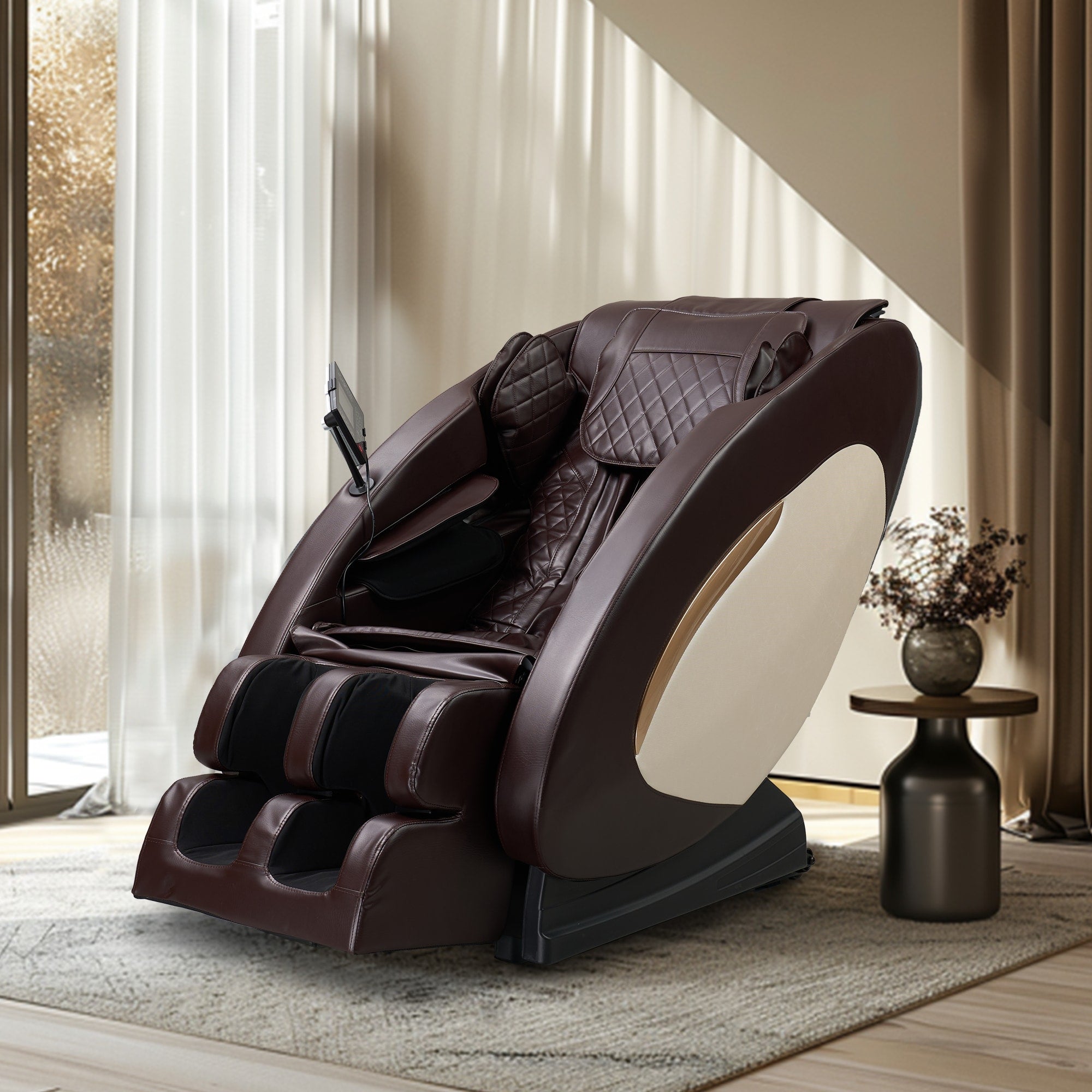 Massage Chairs — Full Body Massage Recliner with Foot Roller & Airbag