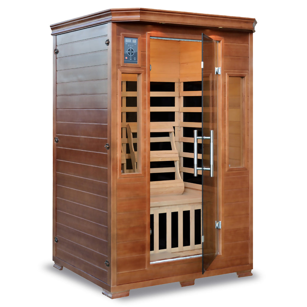 The Zenith — 2-Person Hemlock Infrared Sauna