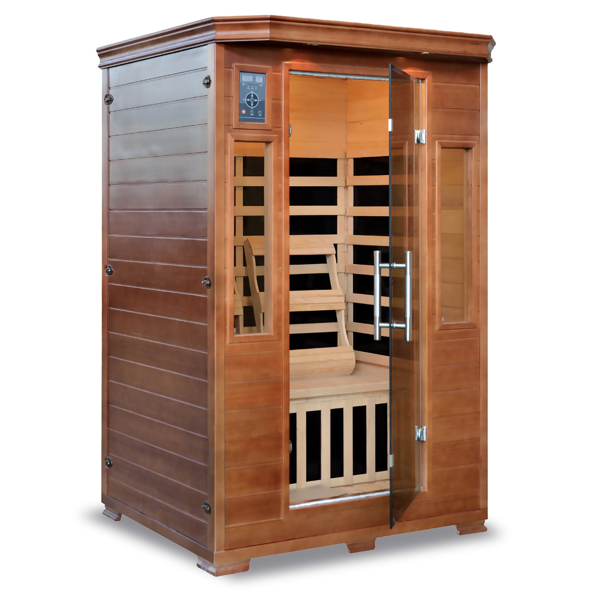 The Zenith — 2-Person Hemlock Infrared Sauna
