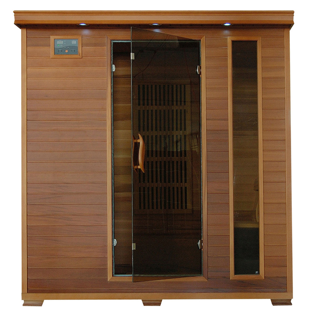 The Timberline - 4-Person Cedar Infrared Sauna - HeatWave Premium Sauna