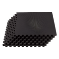 Gym Rubber Floor Interlock Title 3 MM Thik(Pack OF 6) Size 12X14 CM - Orchid Semele Sports & Outdoors