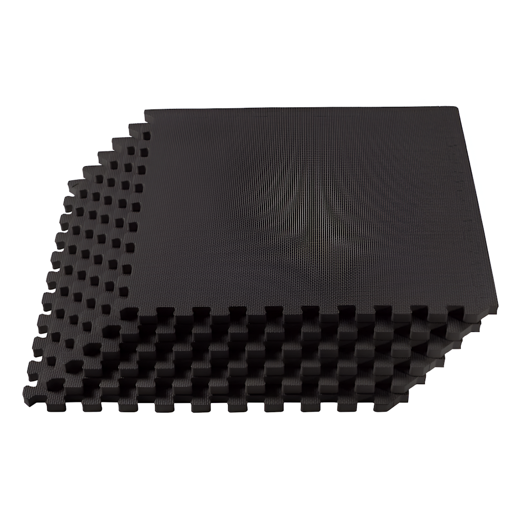 Gym Rubber Floor Interlock Title 3 MM Thik(Pack OF 6) Size 12X14 CM - Orchid Semele Sports & Outdoors