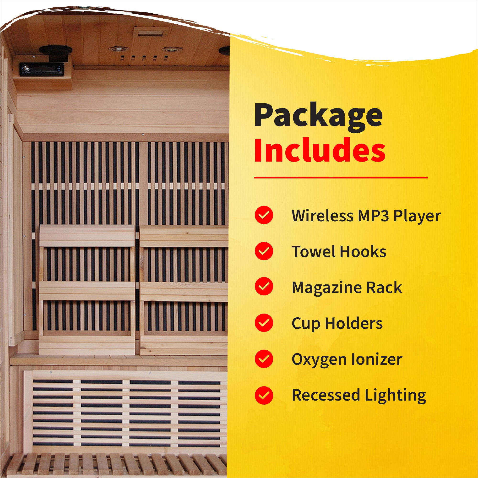 The Aurora — 2-Person Cedar Infrared Sauna