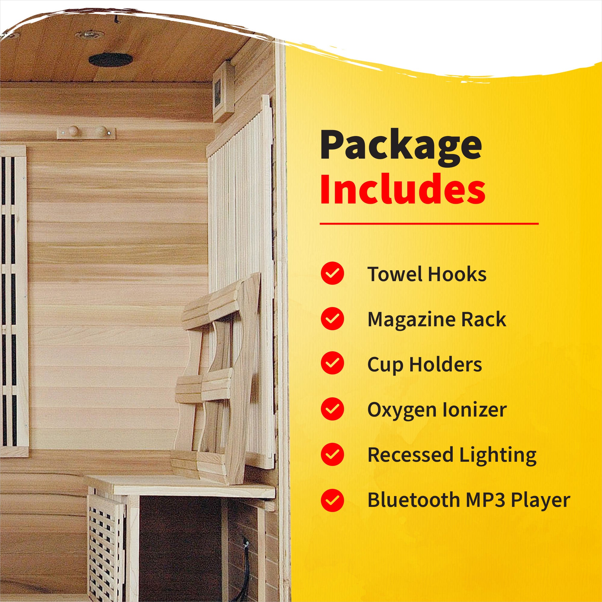 The Timberline — 4-Person Cedar Infrared Sauna