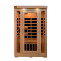 The Meridian - 2-Person Hemlock Infrared Sauna - HeatWave Premium Sauna