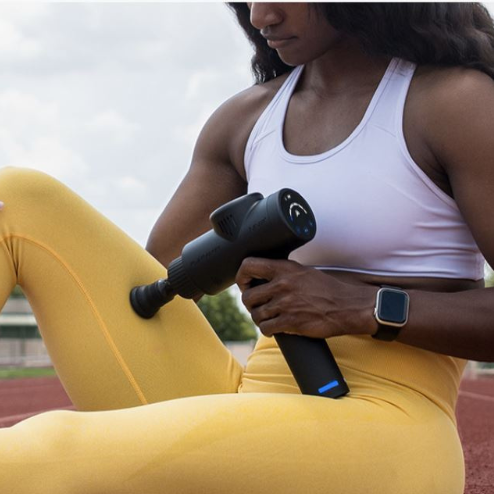 Elevate your recovery with the MVP+ Percussion Massage System, a professional-grade tool designed to enhance your performance. This deep muscle massager features contour-adapting ProTips that effectively alleviate tightness and trigger points, promoting optimal muscle flexibility. With the added benefit of a complimentary ShocDuo Dual Head, experience unparalleled coverage and comfort. Embrace recovery as the cornerstone of your performance journey, ensuring you consistently move at your best.