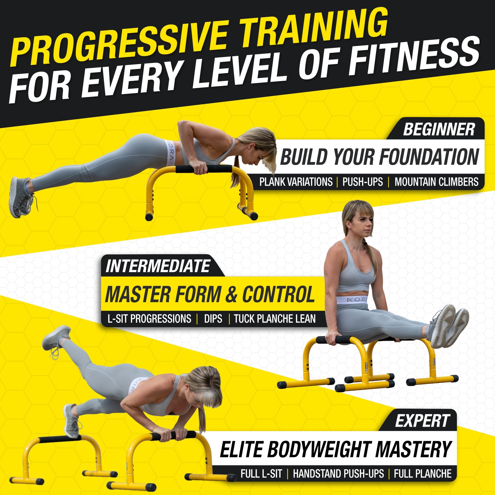 Lebert Fitness Parallette Bars