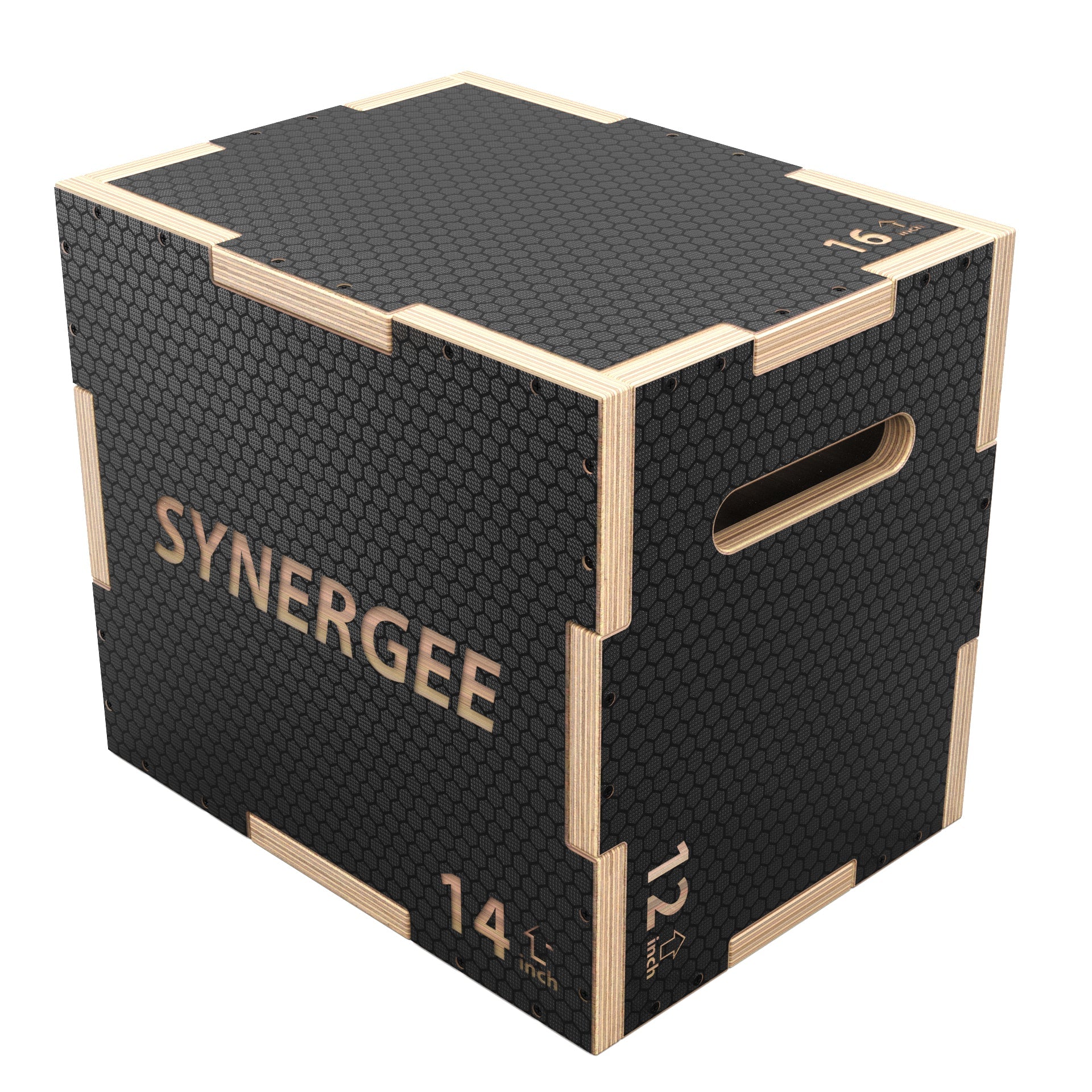 Synergee Non-Slip 3-in-1 Wood Plyo Boxes - Synergee Plyometrics