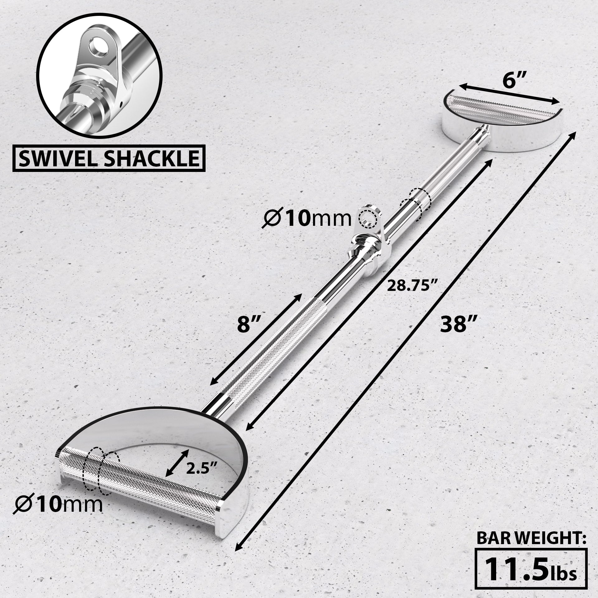 Synergee Pro-Style Lat Bar Cable