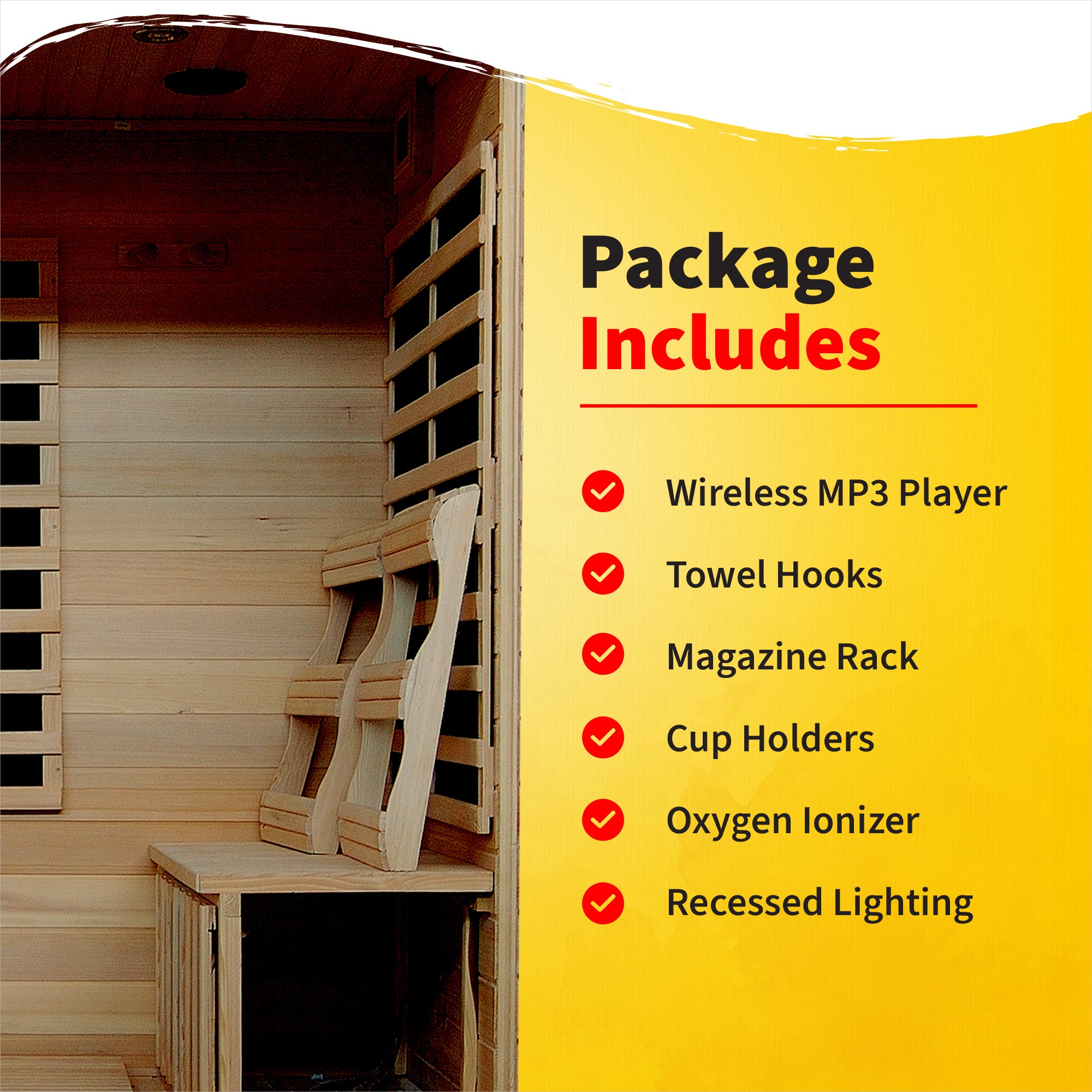 The Highland — 4-Person Hemlock Infrared Sauna