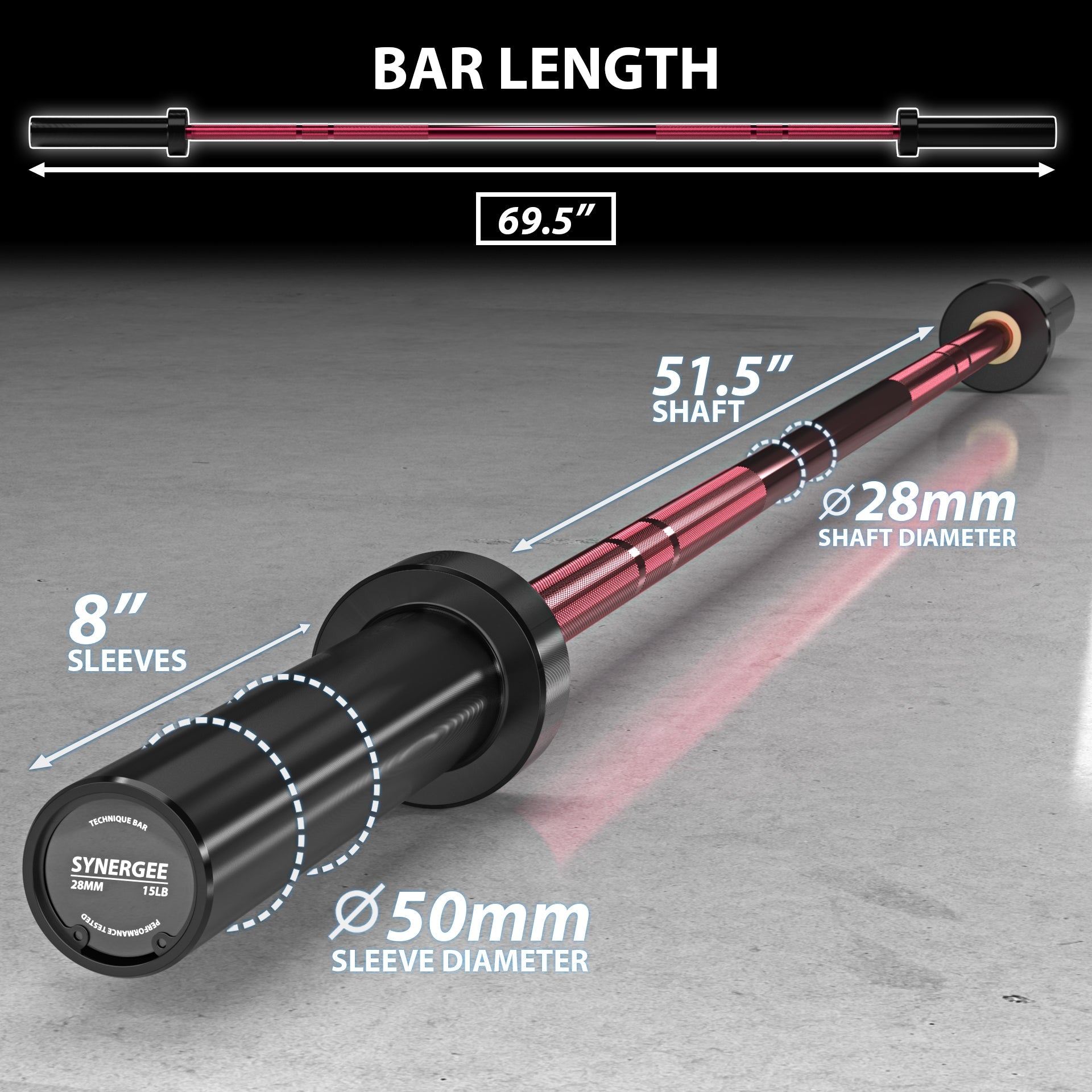 Synergee Technique Barbell