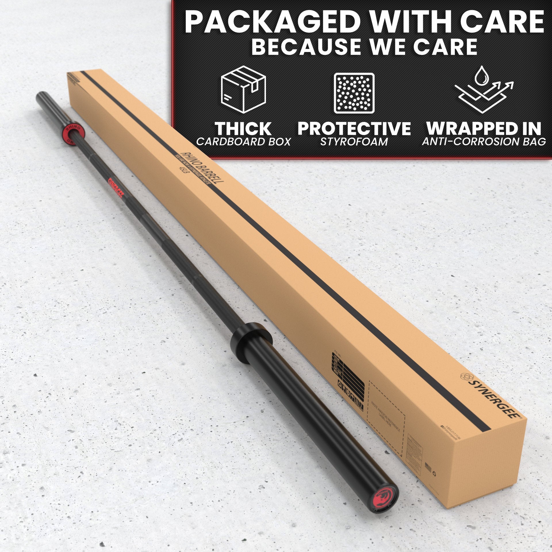 Synergee Rhino Powerlifting Barbell