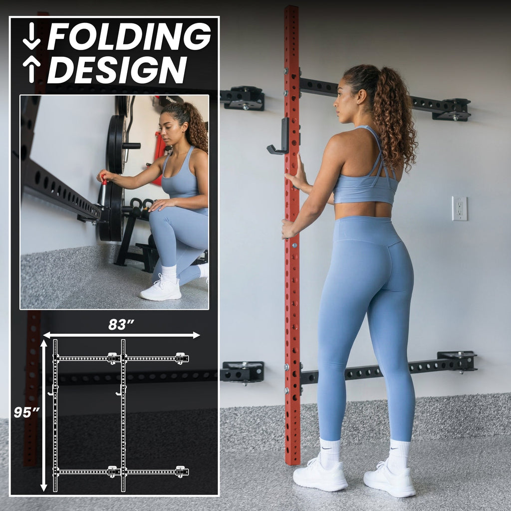 Synergee 2200 Series Folding Squat Rack
