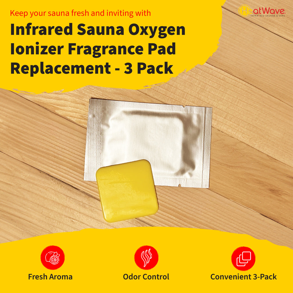 Infrared Sauna Oxygen Ionizer Fragrance Pad Replacement - 3 Pack