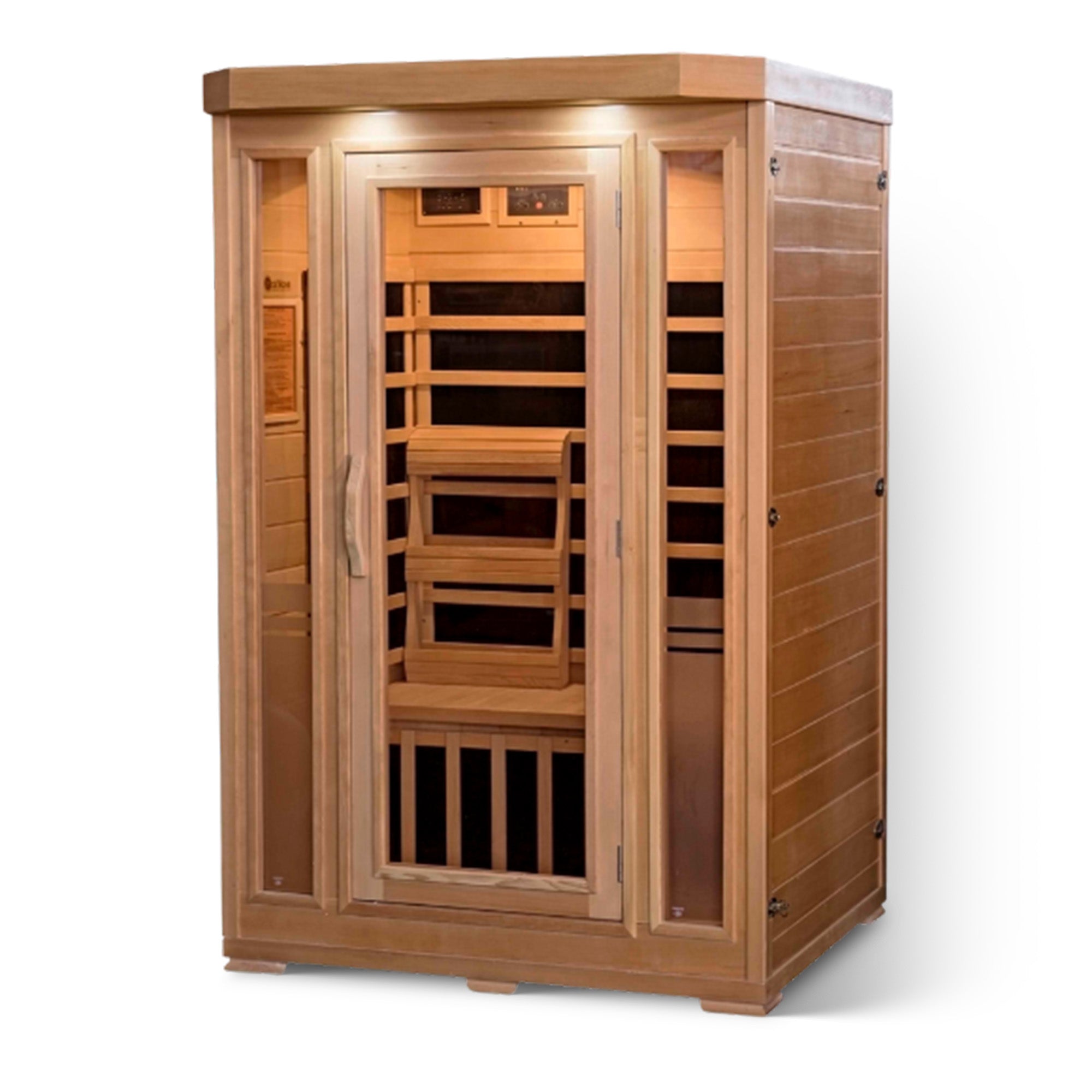 The Meridian — 2-Person Hemlock Infrared Sauna
