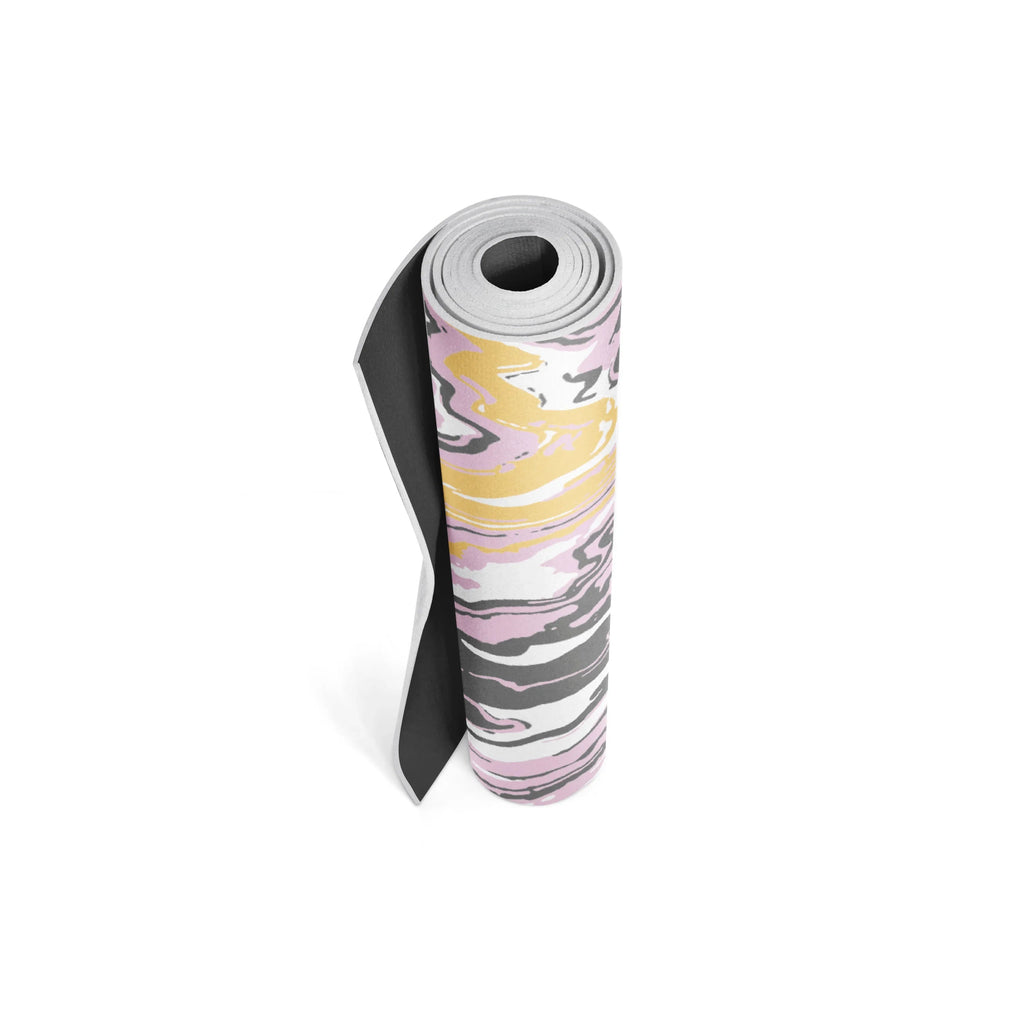 Yoga Mat | 6mm Thick | Marble | Non-Slip | Eco Friendly | Yune Yoga | Cassiopeia