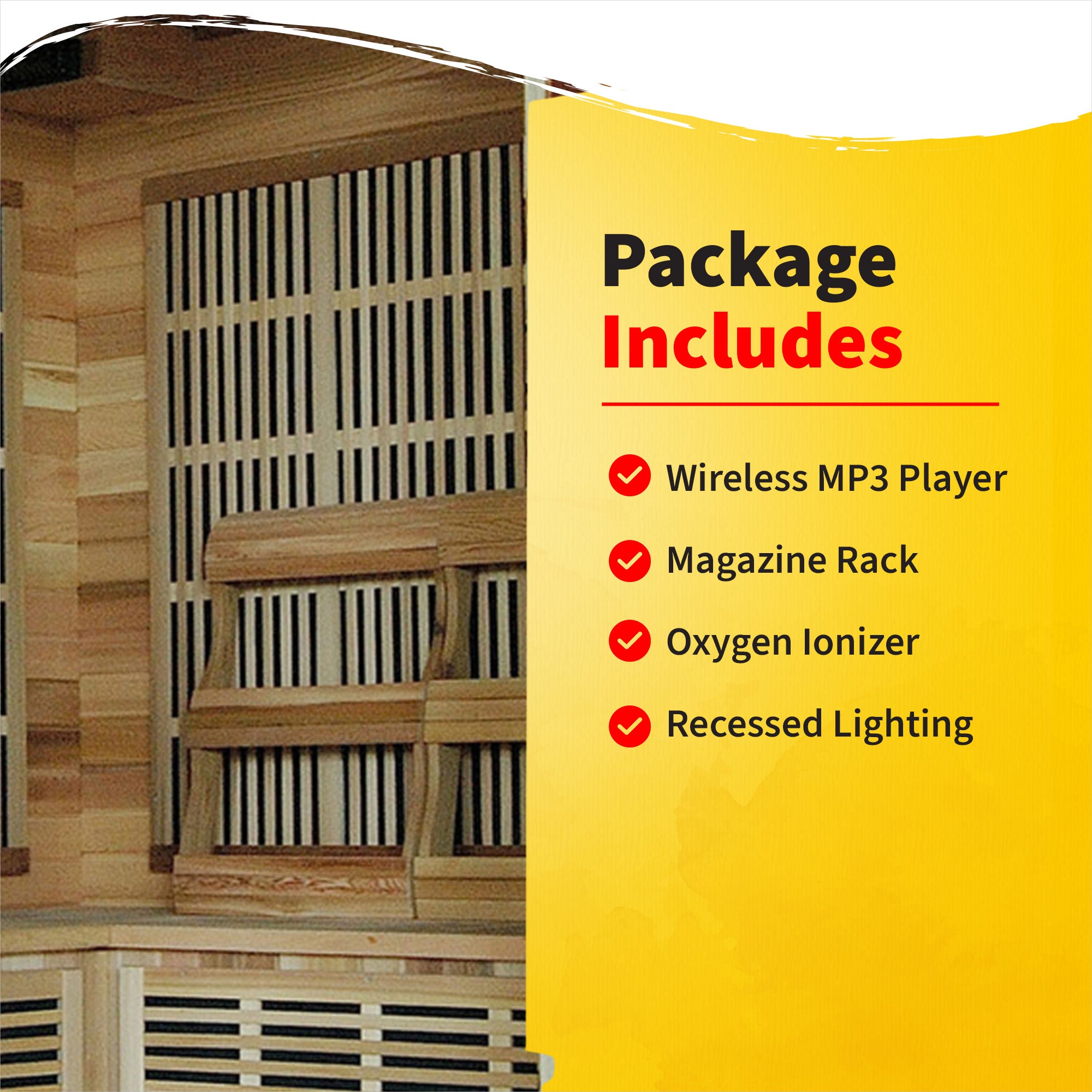 The Aurora — 4-Person Cedar Corner Infrared Sauna