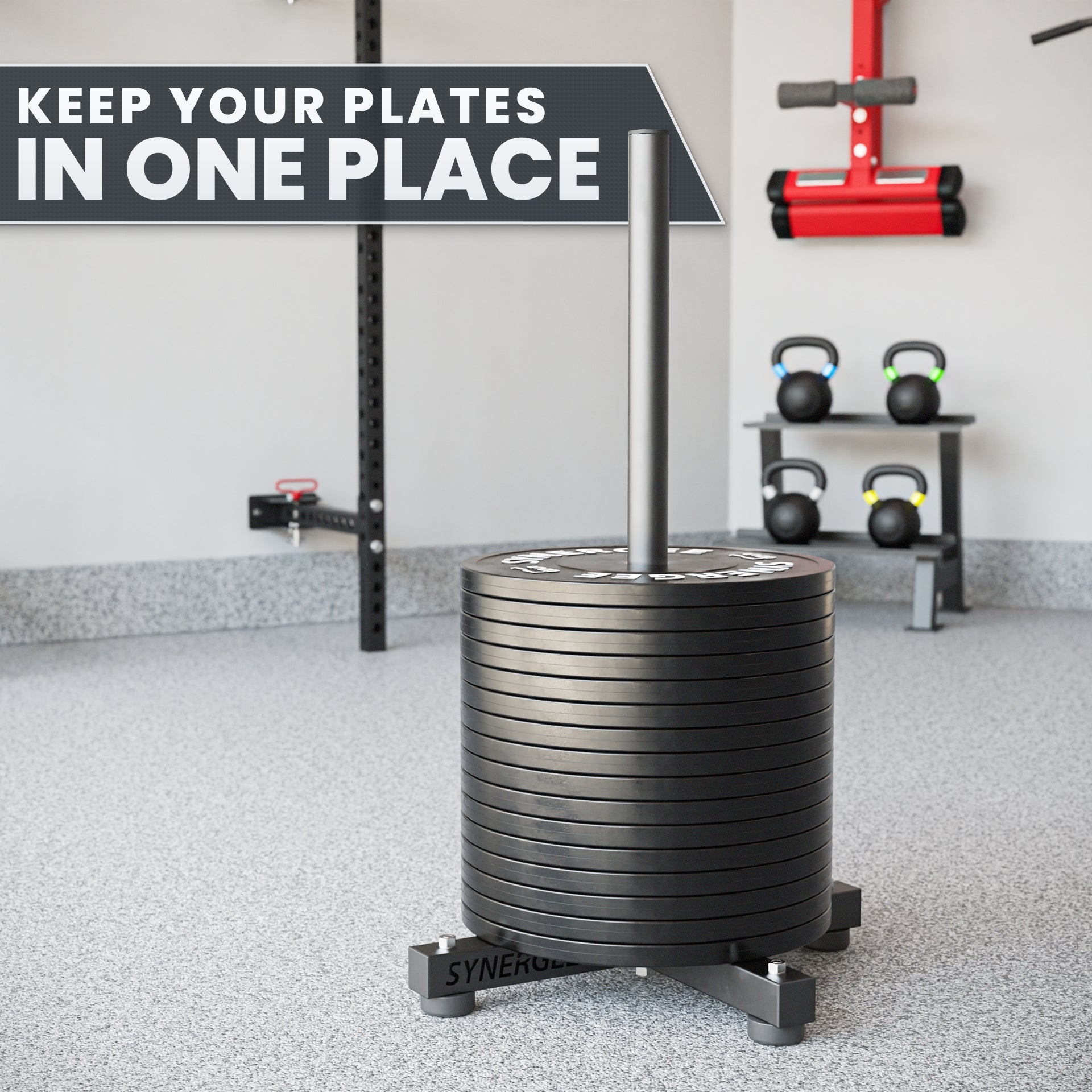 Synergee Weight Plate Stacker