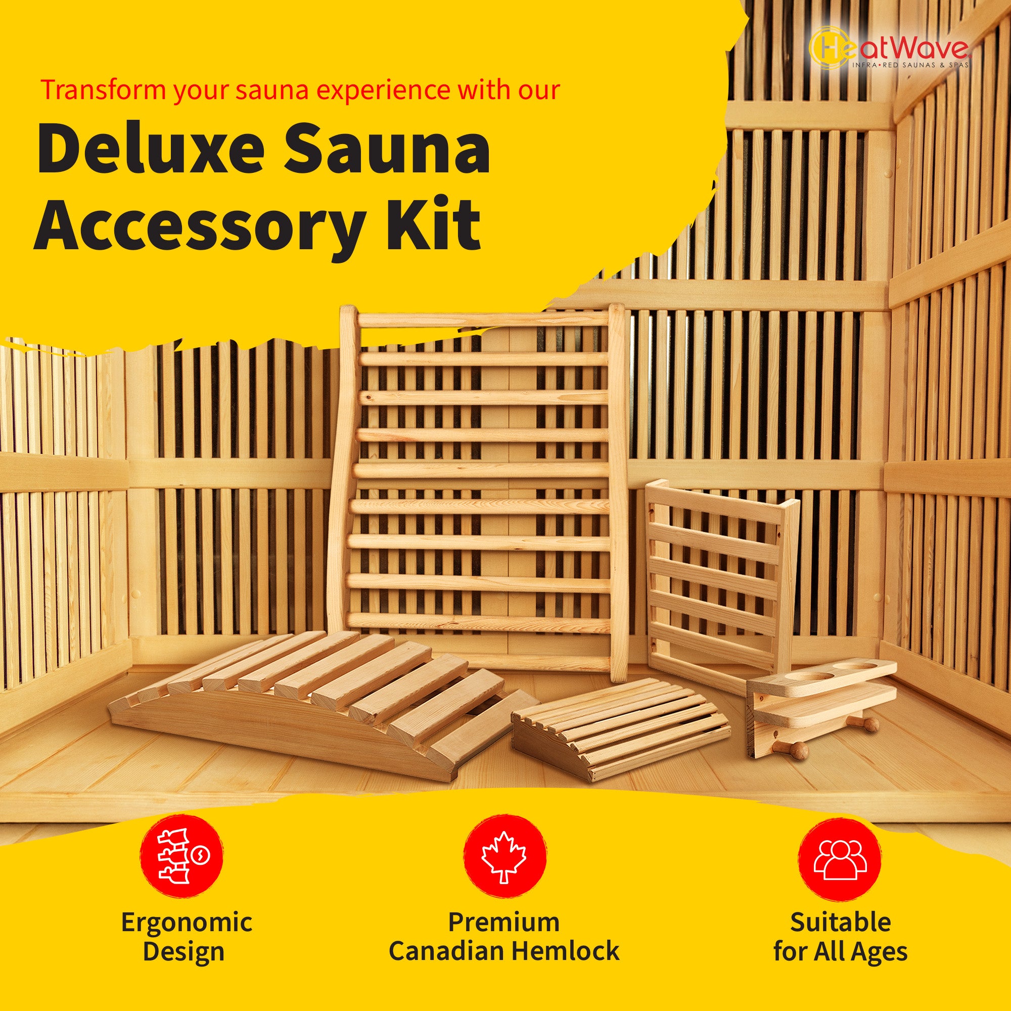 Deluxe Sauna Accessory Kit
