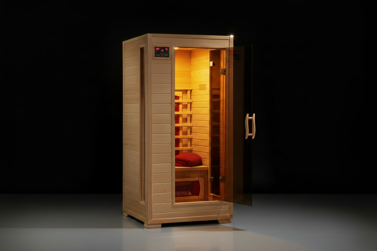 The Haven - 1-2 Person Hemlock Infrared Sauna (Ceramic) - HeatWave Premium Sauna